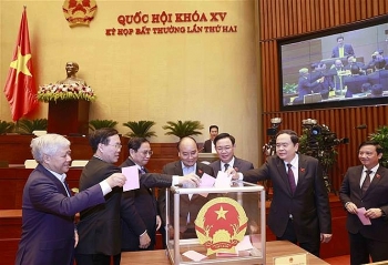 Quốc hội phê chuẩn bổ nhiệm hai Phó Thủ tướng Trần Lưu Quang và Trần Hồng Hà