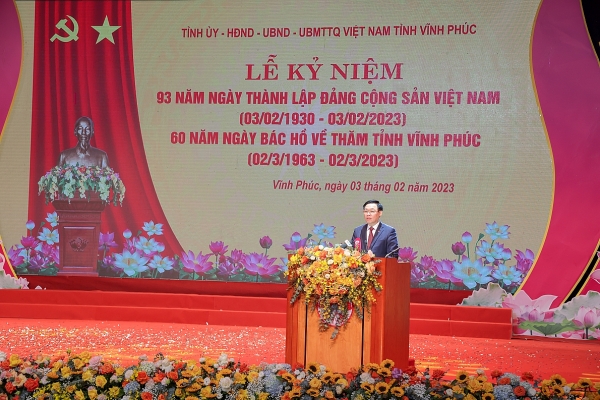 “Phải làm cho Vĩnh Phúc thành một trong những tỉnh giàu có, phồn vinh nhất ở miền Bắc nước ta”