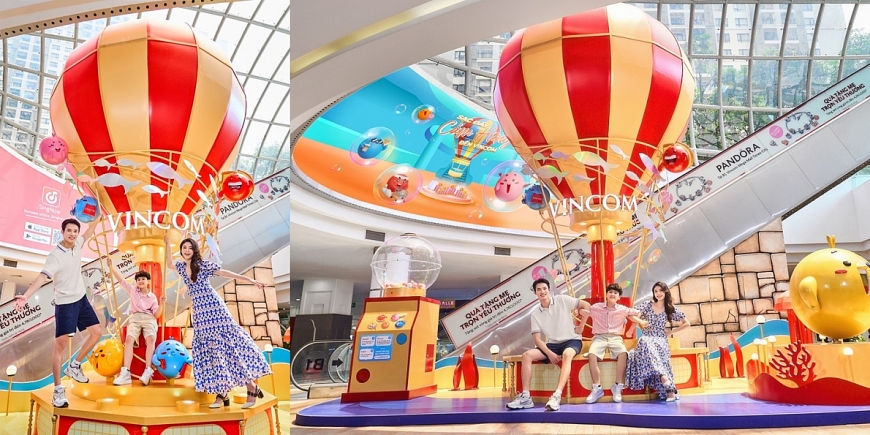 Khinh khí cầu khổng lồ chứa muôn vàn cảm xúc vui tươi tại Vincom Mega Mall Times City là điểm nhấn ấn tượng cho những pose check-in triệu like trên mạng xã hội Khinh khí cầu khổng lồ chứa muôn vàn cảm xúc vui tươi tại Vincom Mega Mall Times City là điểm nhấn ấn tượng cho những pose check-in triệu like trên mạng xã hội