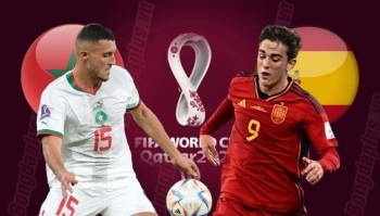 Lịch sử đối đầu, nhận định trận Maroc vs Tây Ban Nha vòng 1/8 World Cup 2022, 22h00 ngày 6/12