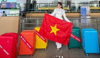 Trân Đài lên đường tham dự Hoa hậu Chuyển giới Quốc tế 2022